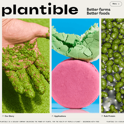 Plantible Foods - Better farms, better foods