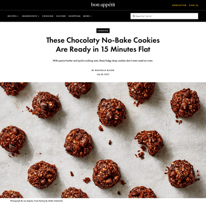 My Mom's No-Bake Cookies Are the Best, Full Stop | Bon Appétit