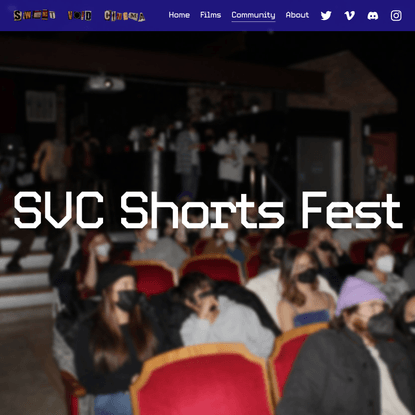 SVC Shorts Fest — Sweet Void Cinema