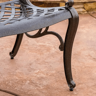 Cast aluminum patio furniture 