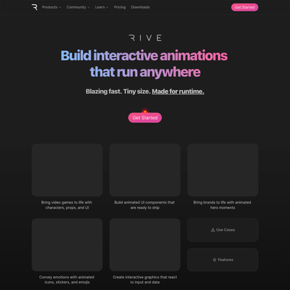 Rive - Build interactive animations that run anywhere