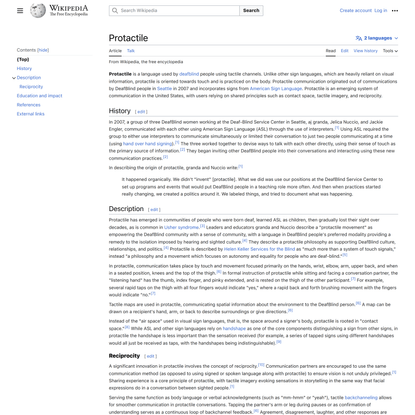 Protactile - Wikipedia