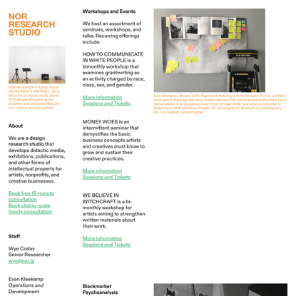 NOR RESEARCH STUDIO