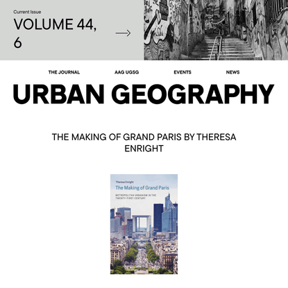 The Making of Grand Paris by Theresa Enright → Urban Geography