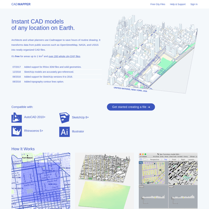 Cadmapper - CAD files of any area in the world