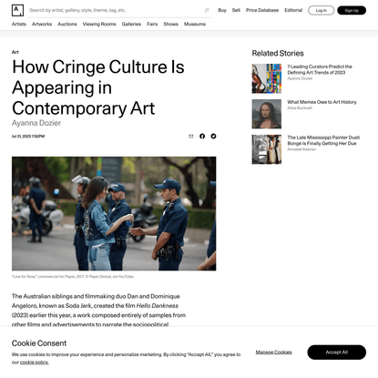 Exploring Cringe Culture in Contemporary Art | Artsy