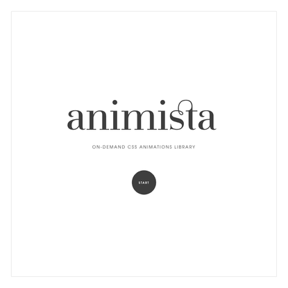 Animista - On-Demand CSS Animations Library