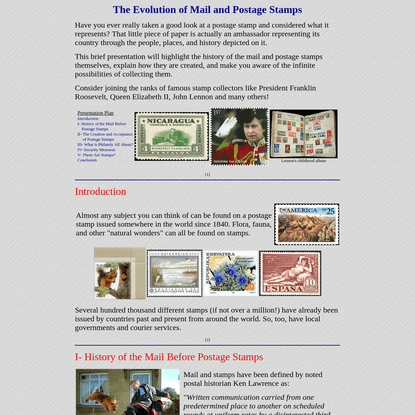 The Evolution of Mail and Postage Stamps