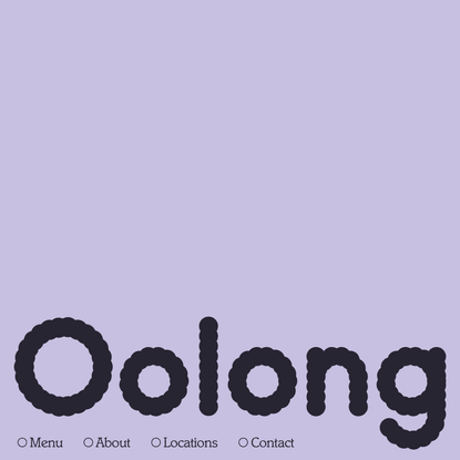 Oolong Tea House