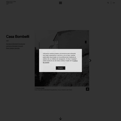 Casa Bombelli - Arquitectura Catalana .Cat