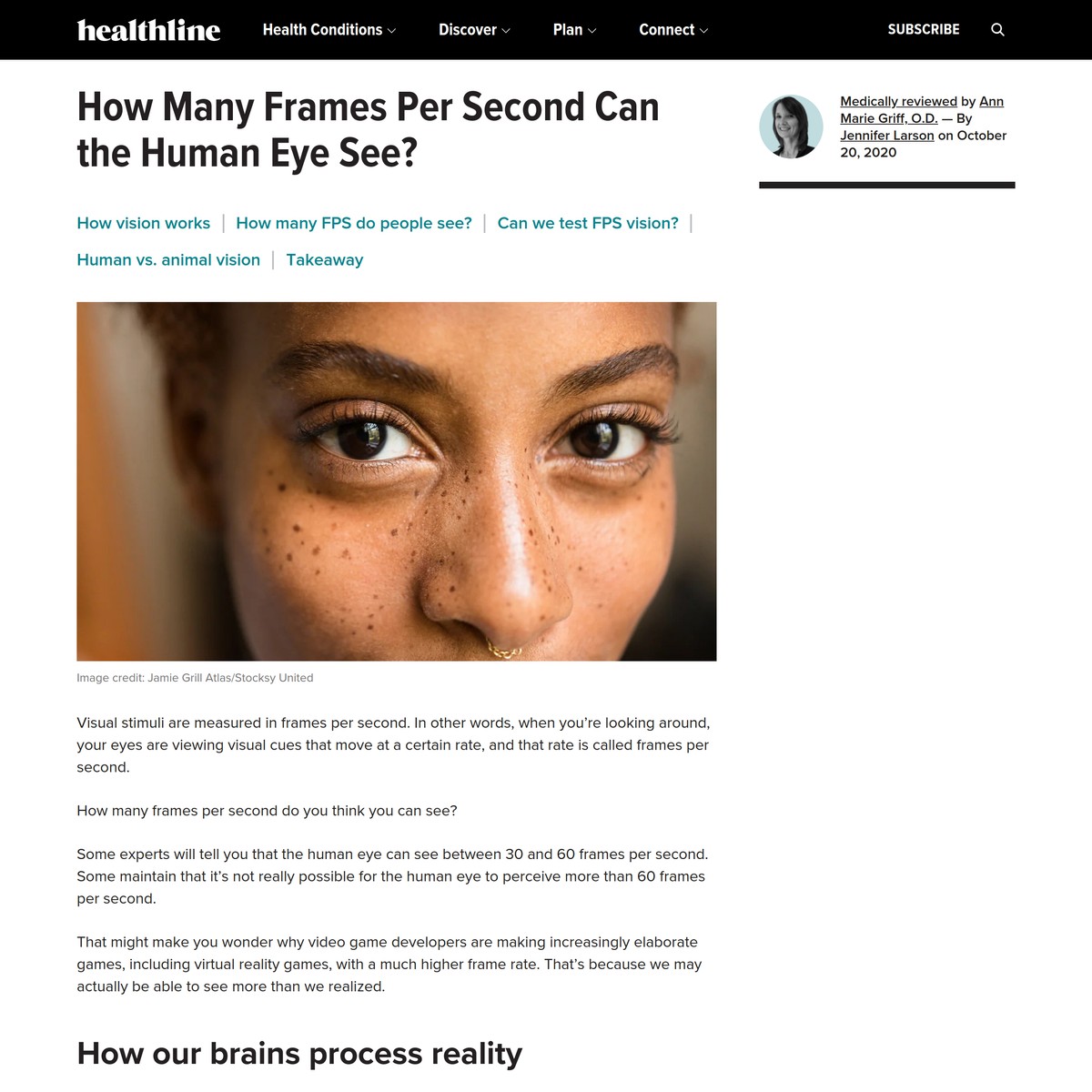 Human Eye FPS How Much Can We See and Process Visually? — Are.na