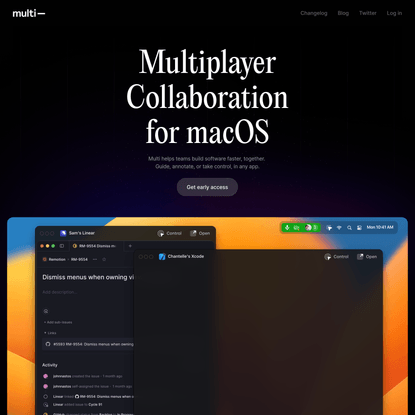 Multi— Multiplayer Collaboration for MacOS