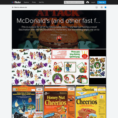 FLICKR MCDONALDS DATABASE