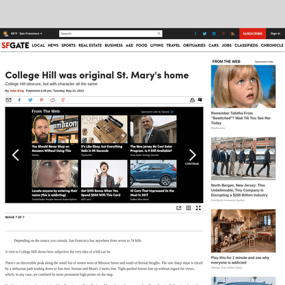 College Hill was original St. Mary's home