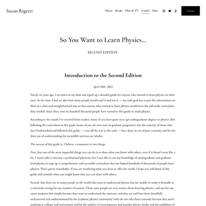 Physics — Susan Rigetti