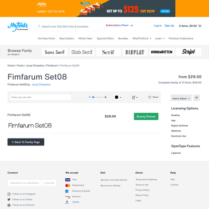 Fimfarum Set08 Font | Webfont &amp; Desktop | MyFonts