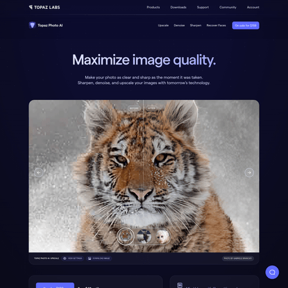 Topaz Photo AI - Maximize Image Quality with AI