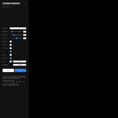 Aniso - ASCII Tool