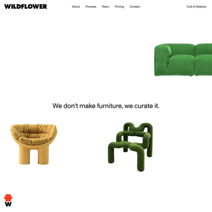 Wildflower - We don’t make furniture, we curate it.