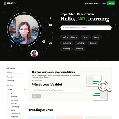 Maven | Live, Online Courses