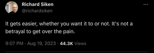 re: grief, and also everything 