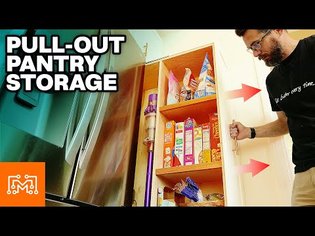 How To Make a Pull Out Pantry | I Like To Make Stuff