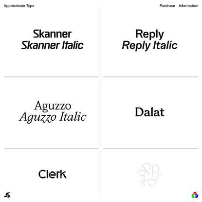 Approximate Type Foundry