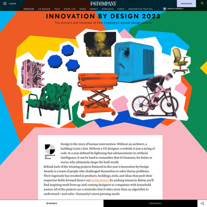 Fast Company’s 2023 Innovation by Design Awards