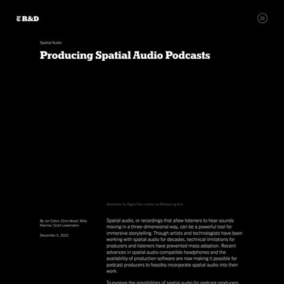 Producing Spatial Audio Podcasts