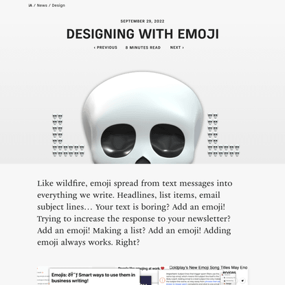Designing with Emoji