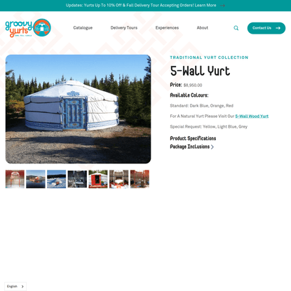 5-Wall Yurt | Groovy Yurts