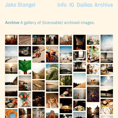 Archive — Jake Stangel