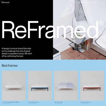 Designer furniture for your bedroom - ReFramed