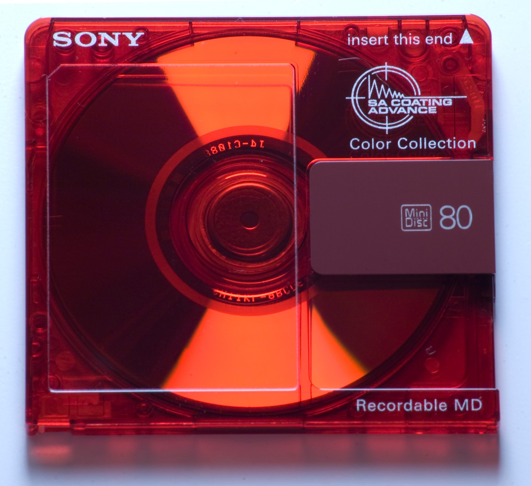 Sony Recordable MD (Color Collection, Red)
