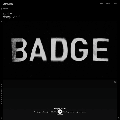adidas Badge 2022 - GrandArmy