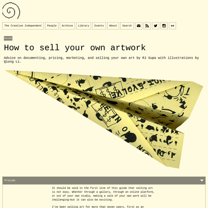 Guide: How to sell your own artwork