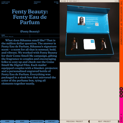 Fenty Beauty: Fenty Eau de Parfum - A VERY GOOD JOB
