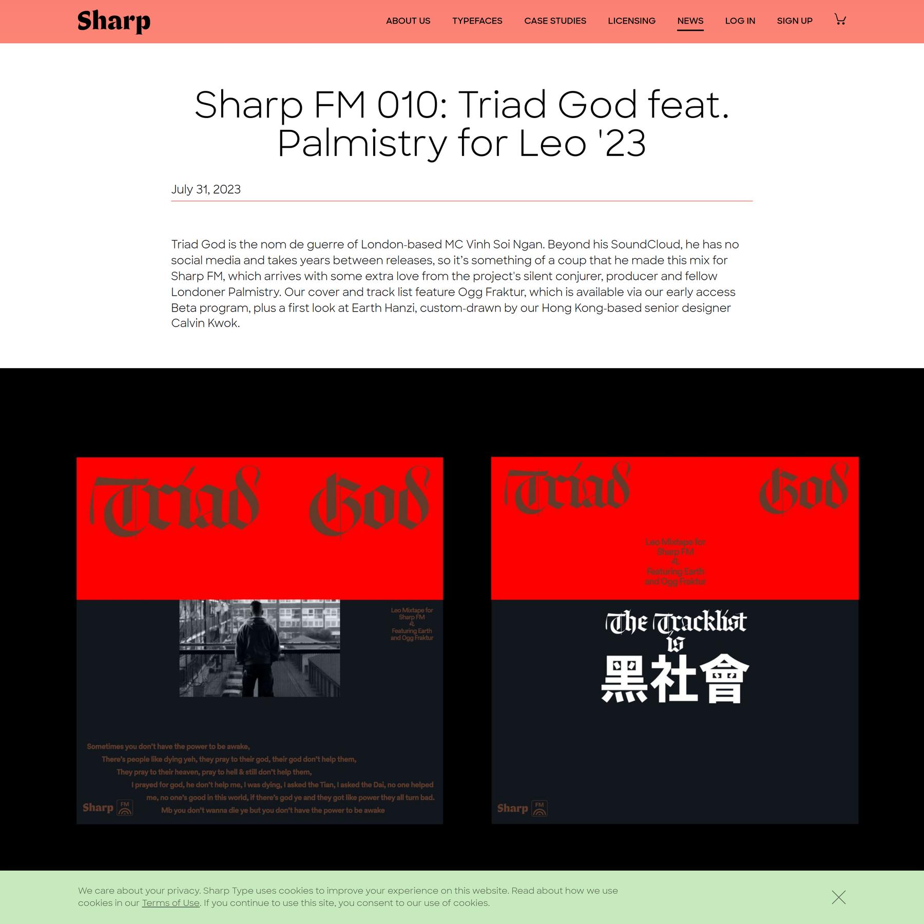 Sharp FM 010: Triad God feat. Palmistry for Leo '23