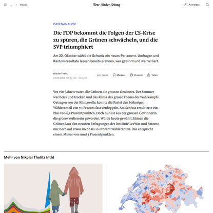Wahlen 2023 Schweiz: Die wichtigsten Daten und Zahlen vor der Wahl