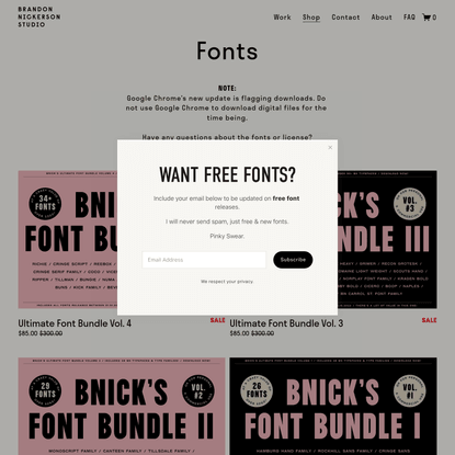 Work - Graphic Design Portfolio of Brandon Nickerson
