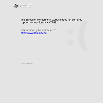 HTTPS not supported - Bureau of Meteorology