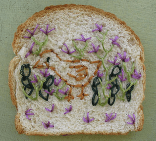Catherine McEver, Embroidered wonder bread