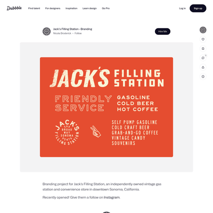 Jack’s Filling Station - Branding