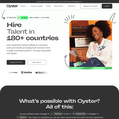 Global HR Software | Hire Anywhere, Thrive Everywhere | Oyster®