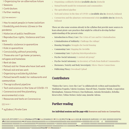 Flatten the curve, grow the care: What are we learning from Covid-19