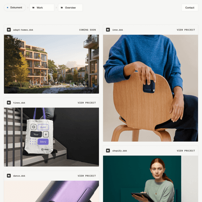 Dokument — Our Work