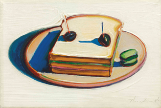 Wayne Thiebaud, Sandwich, 1963