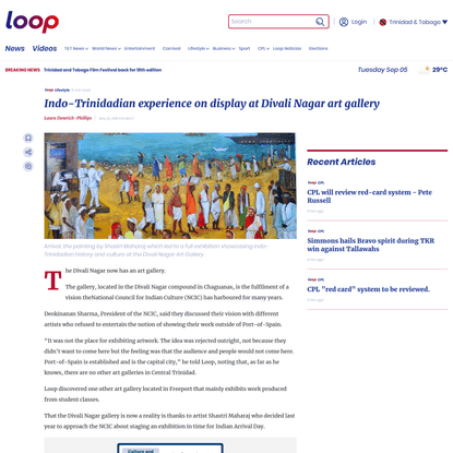 Indo-Trinidadian experience on display at Divali Nagar art gallery | Loop Trinidad &amp; Tobago