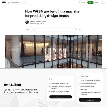 How WGSN are building a machine for predicting design trends