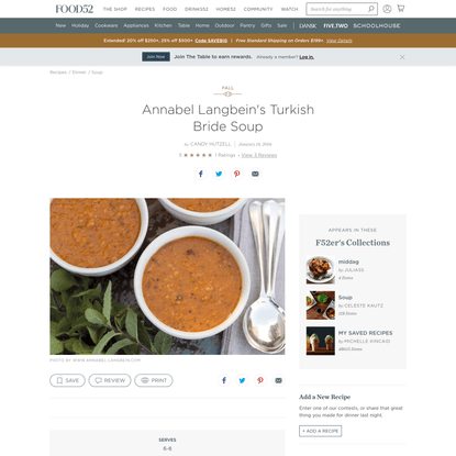 Best Turkish Bride Soup Recipe - How to Make Annabel Langbein's Soup